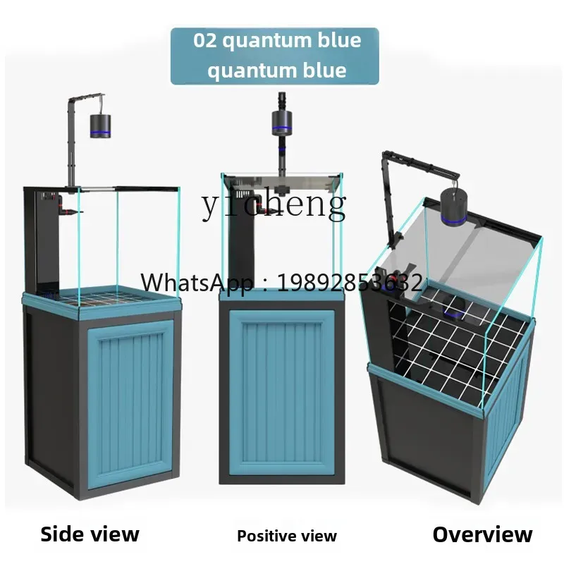 Planted Aquarium For Goldfish - Filtro per acquario quadrato B1 con