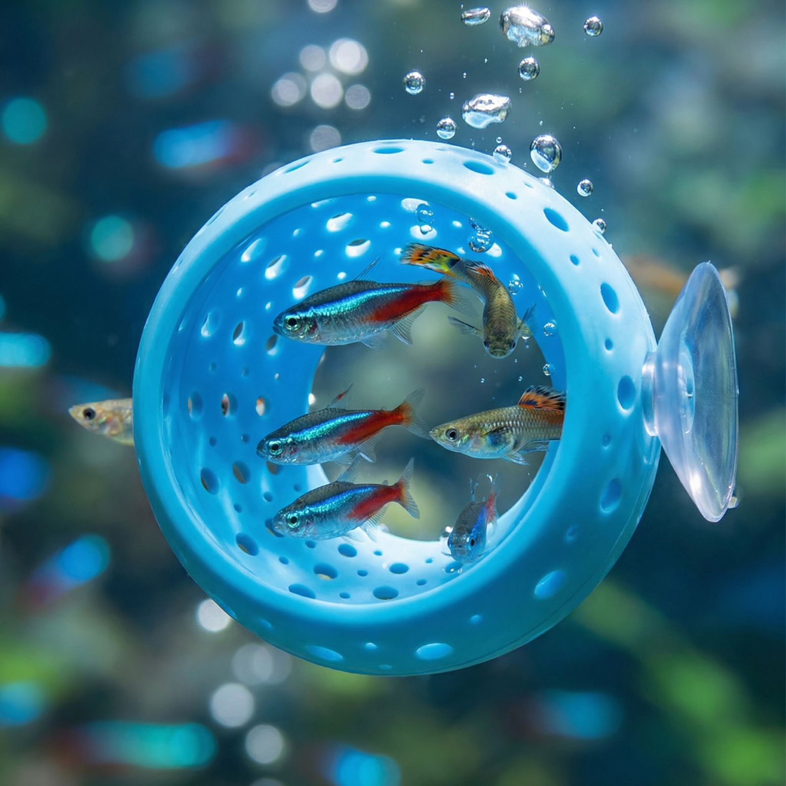 Aquarium Planet - Tunnel Nascondiglio a Bulbo per Pesci