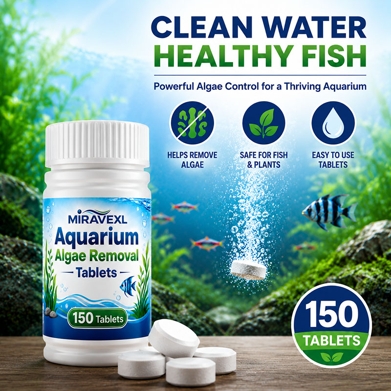 MIRAVEXL 150 Compresse per la  - Planted Aquarium Algae Remover recensione e prezzo