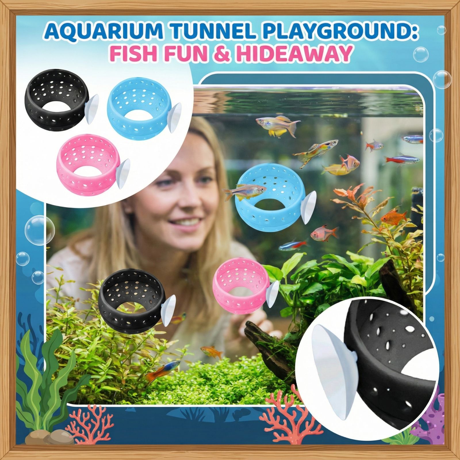 Tunnel Nascondiglio a Bulbo pe - Aquarium Planet recensione e prezzo